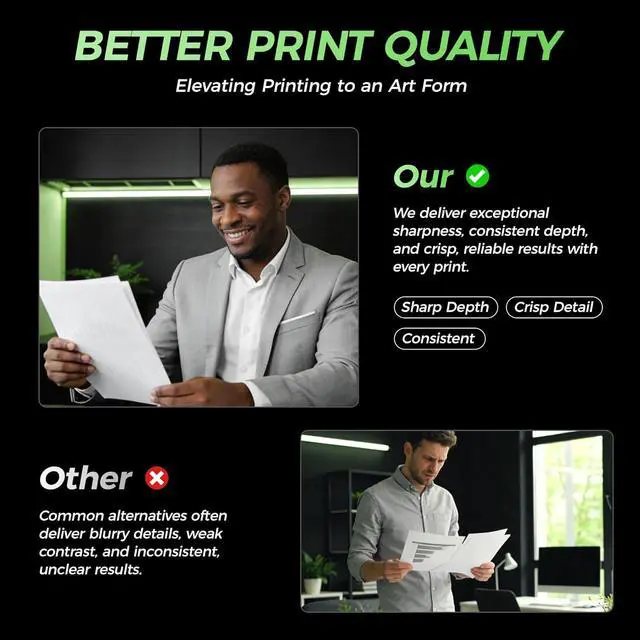 Alt view image 6 of 7 - 134A Black Toner Cartridge 2-Pack with chip Compatible Replacement for HP 134A 134X W1340A W1340X Toner Works with HP LaserJet MFP M234dw M234sdw M209dw Laser Printer M234dwe M234sdwe M234sdne M209dwe