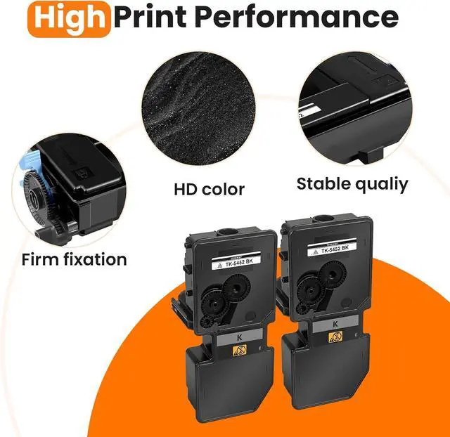 Alt view image 5 of 7 - ANNGELAS TK5452 TK-5452 Black Toner Cartridge,4,600 Pages High Yield,with Upgraded Chip,Compatible with Kyocera ECOSYS PA2600cx PA2600cwx MA2600cfx MA2600cwfx Printer(2-Pack,1T02R70US0)