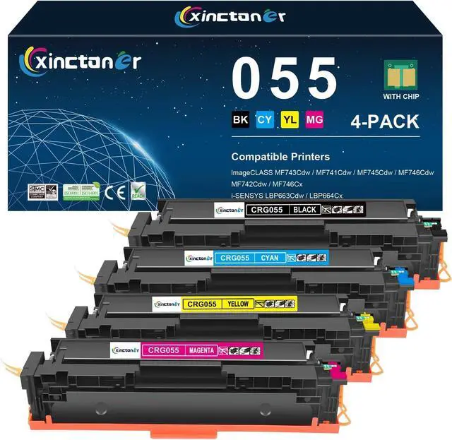 Main image of 055 055H Toner Cartridge Set for MF743Cdw MF741Cdw MF745Cdw Toner
