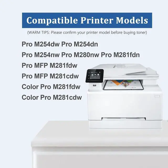 Alt view image 2 of 5 - 202A Black Toner Compatible for HP 202A CF500A M281fdw 2BK
