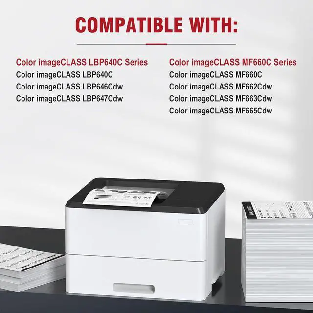 Alt view image 2 of 6 - 075H 075 Black Toner Cartridge Compatible for Canon 075 H MF665CDW 1 Pack