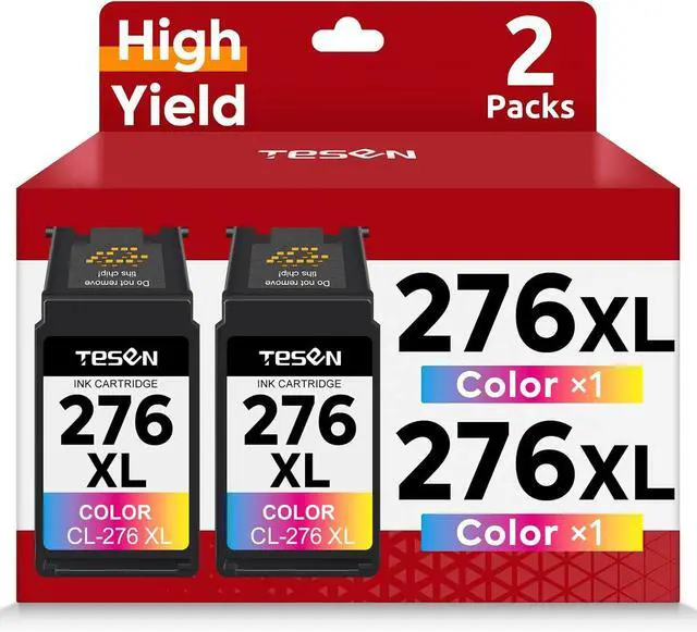Main image of 276XL Color Ink Cartridges Replacement for Canon 276 CL276 CL-276 XL 2-Pack
