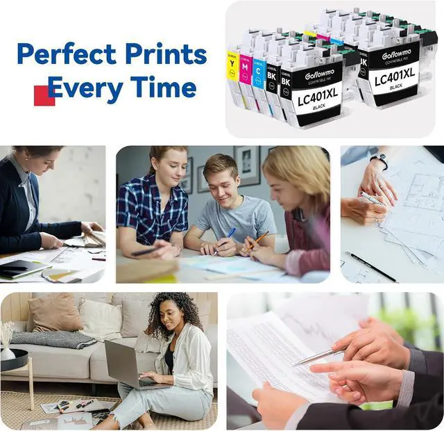 Alt view image 5 of 7 - LC401XL Ink Cartridges Compatible for Brother Printer LC401 401XL 10-Pack