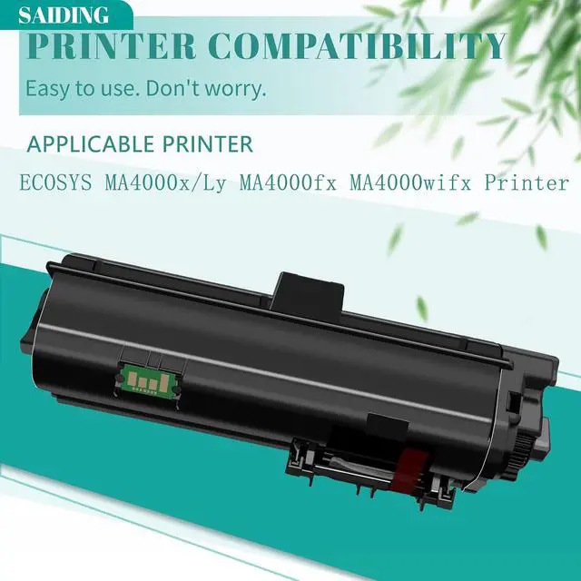 Alt view image 2 of 5 - SAIDING Compatible for TK-1278 TK1278 Toner Cartridge Ecosys ma4000wifx