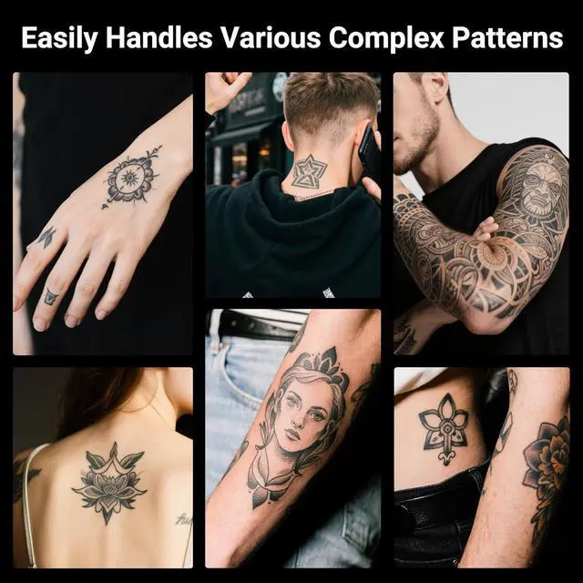 Alt view image 6 of 7 - ORGBRO Tattoo Stencil Printer, X8 Thermal Tattoo Transfer Printer with 30pcs Transfer Paper, A4/A5/A6 3-in-1 Wireless Tattoo Machine for Tattoo Artists & Beginners, Compatible with Phone/Tablet/PC