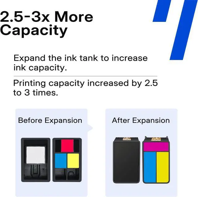 Alt view image 5 of 7 - 63XL Black Color Ink Cartridge 3 Combo Pack Replacement for HP 63 XL for HP63 HP63XL with Printer Officejet 3830 4520 4650 5255 5200 5222 5121 5258 4655 Deskjet 3632 3630 4652 5252 4510 3631 3634 2132