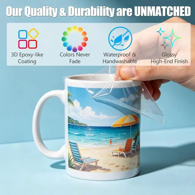 Alt view image 5 of 7 - UV DTF Ink 1000ml White Ink for UV DTF Printer Printing on A B Films for XP600 TX800 i3200 i1600 L805 1390 DX4 DX5 DX6 DX7 DX10 Sticker Printer (1000ML White Ink)