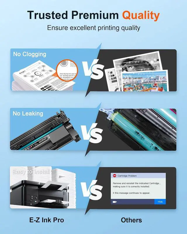 Alt view image 5 of 6 - E-Z Ink Pro 58X HP Toner Cartridge High Yield Replacement for HP 58X CF258X 58A CF258A Compatible with HP LaserJet MFP M428fdw M428fdn M428dw M404 M428 Pro M404n M404dn M404dw, 2 Pack (with Chip)