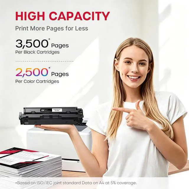 Alt view image 2 of 7 - 075H Toner Cartridge Compatible with Canon MF662Cdw MF665Cdw LBP646Cdw