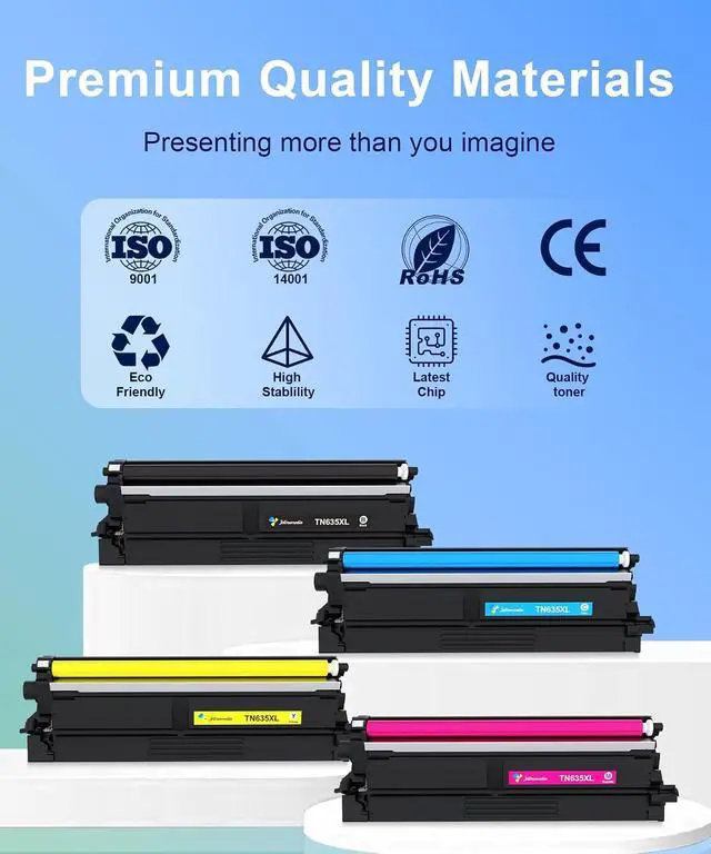Alt view image 5 of 7 - TN635XL Toner Cartridge Compatible with Brother MFC-L8930CDW MFC-L8730CDW