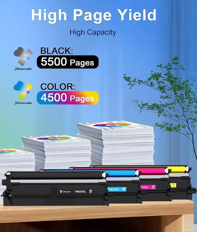 Alt view image 3 of 7 - TN635XL Toner Cartridge Compatible with Brother MFC-L8930CDW MFC-L8730CDW