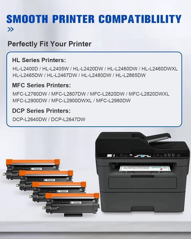 Alt view image 2 of 7 - TN830XL TN830 830XL Toner Cartridge Replacement for Brother TN830 XL/V/R