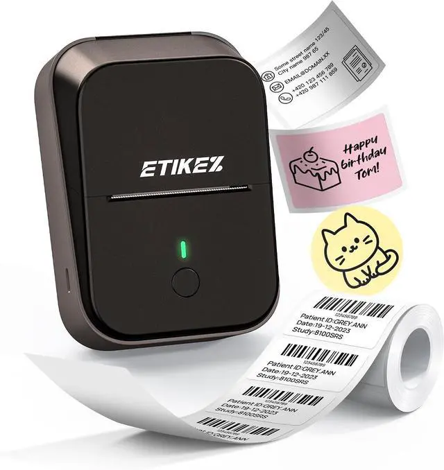 Main image of PM260 Label Maker Machine, 2 Inch Label Maker Bluetooth Label Printer, Inkless Portable Labeler for Home, Kitchen, School, Office Organization, Charcoal