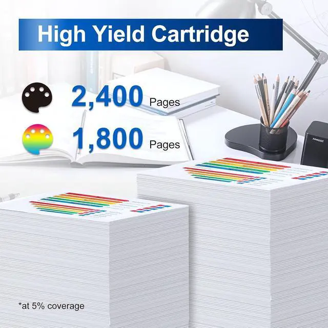 Alt view image 2 of 6 - InkNI Compatible 131X 131A Toner Cartridge for HP, Color, 4-Pack