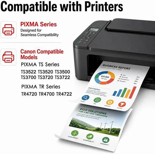 Alt view image 2 of 6 - 275XL Black Ink Cartridges Replacement for Canon PG-275 Black Ink Cartridge