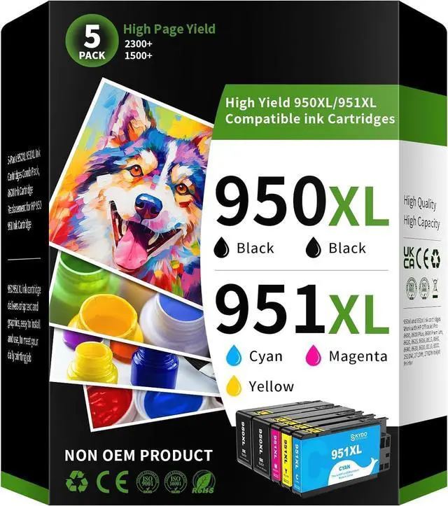 Main image of Skydo 950XL 951XL Ink Cartridges High Yield Ink Compatible for 950 951