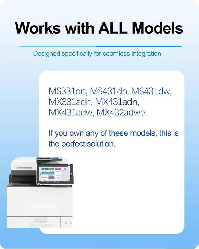 Alt view image 4 of 7 - MasaiMara 55B1H00 High Capacity Compatible Black Toner Cartridge Replacement for Lexmark MS331dn MS431dn MS431dw MX331adn MX431adn MX431adw MX432adwe MS331 MS431 MX331 MX431 MX432 Printers (1-Pack)