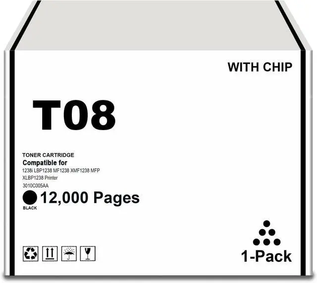 Main image of KANTEN T08 T-08 3010C005AA Toner Cartridge (with chip) High-Yield
