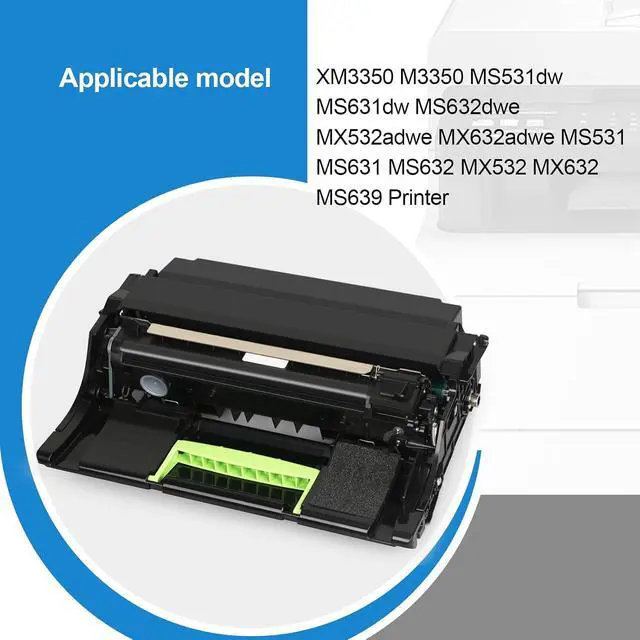 Alt view image 2 of 7 - 66S0Z00 Imaging Drum Unit High Yield Compatible with M3350 XM3350 MS531dw