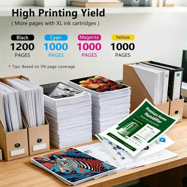 Alt view image 3 of 7 - COMBUY 910XL Ink Cartridges Combo Pack Replacement for HP 910XL 910 XL Work for HP 8025e 8022e 8015e 8028e 8035e 8020 8022 8025 8035 Printer, 4 Pack