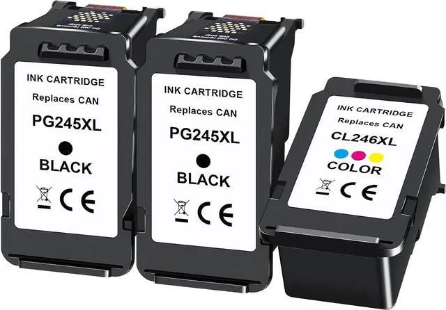 Main image of 245XL Ink Cartridge Replacement for Canon 245XL 246XL Combo Pack High Capacity for Canon Ink 245 and 246, Work with Pixma MX490 MX492 MG2522 TR4520 MG3022 MG2520 TS3100 TS3122 TS3300 (2-Black,1-Color)