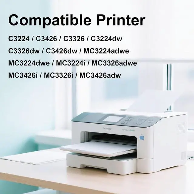 Alt view image 2 of 5 - MC3224 MC3326 Toner Cartridge Compatible for Lexmark C3224 C3210 Toner