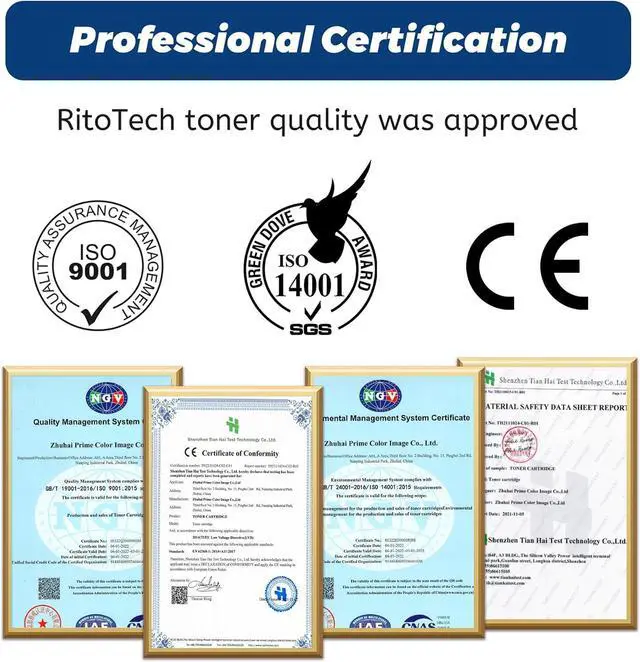 Alt view image 4 of 7 - 206A Toner Cartridge for HP 206X 206 W2110A for M283fdw M283cdw M255dw