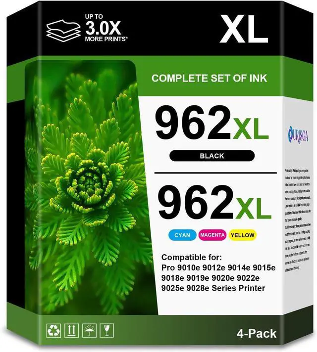 Main image of 962XL Ink Cartridges High Yield Compatible with 962 XL Ink Cartridge