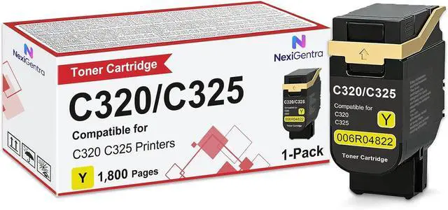 Main image of C320 C325 Yellow Toner Cartridge 006R04822 1,800 Pages 1-Pack