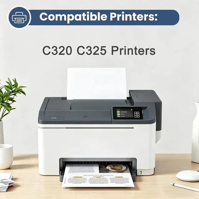 Alt view image 2 of 5 - C320 C325 Yellow Toner Cartridge 006R04822 1,800 Pages 1-Pack