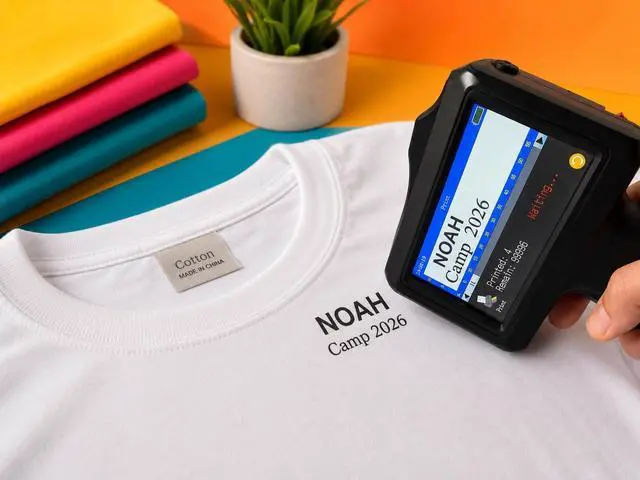 Alt view image 2 of 7 - Handheld Inkjet Printer 12.7mm - Portable Inkjet Printer Gun for Logo & Small Business - Handheld Label Printer for Packaging, Clothes, Wood & Metal - Batch Coding Pad Printing Machine