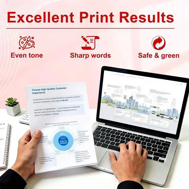 Alt view image 4 of 5 - 072 Black Toner Cartridge Compatible for Canon CRG072 CRG-072H