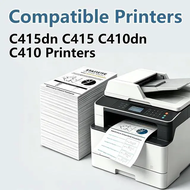 Alt view image 2 of 7 - Compatible with Xerox C410 C415 Toner Cartridge High Capacity, 4 Pack