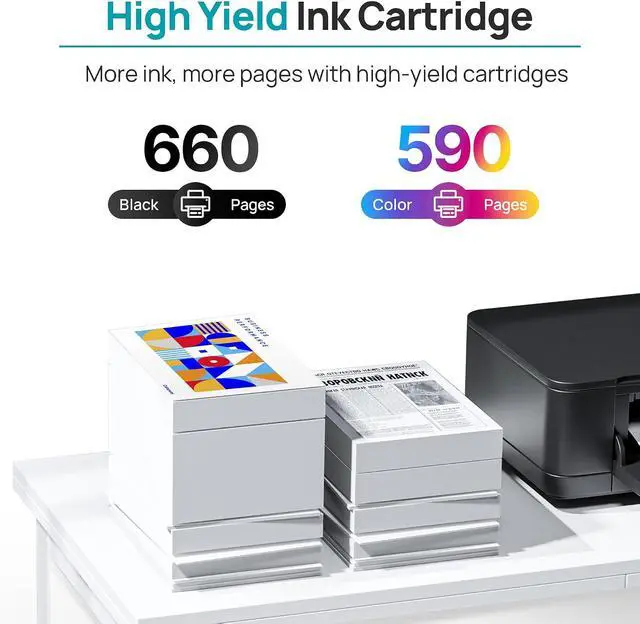 Alt view image 3 of 7 - PG-240 XL/CL-241 XL Ink Cartridges Compatible for Canon 240XL 241XL Combo Pack Canon 240XL for Canon PIXMA MG3620 MG3520 TS5120 MG2120 MG3220 MX372 MX472 MX452 MX512 MX532 Printer (1 Black,1 Color)