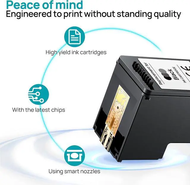 Alt view image 5 of 7 - PG-240 XL/CL-241 XL Ink Cartridges Compatible for Canon 240XL 241XL Combo Pack Canon 240XL for Canon PIXMA MG3620 MG3520 TS5120 MG2120 MG3220 MX372 MX472 MX452 MX512 MX532 Printer (1 Black,1 Color)