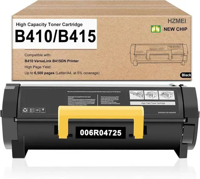 Main image of B410 B415 Toner Cartridge 006R04725 Black Toner with New Chip