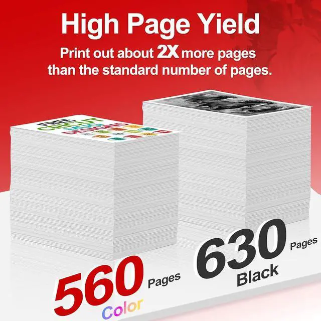 Alt view image 5 of 6 - 240xl 241xl Ink Cartridges Replacement Compatible for Canon PG-240 CL-241 XL pg240 cl241 Combo Pack for MG3620 MG3600 MG3520 TS5120 MG2120 MX472 MX452 MX512 MX532 Printer (1 Black,1 Color)