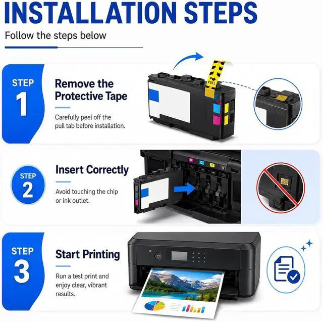 Alt view image 4 of 7 - LC401XL LC401 MFC-J1010DW Ink Cartridges for Brother Printer