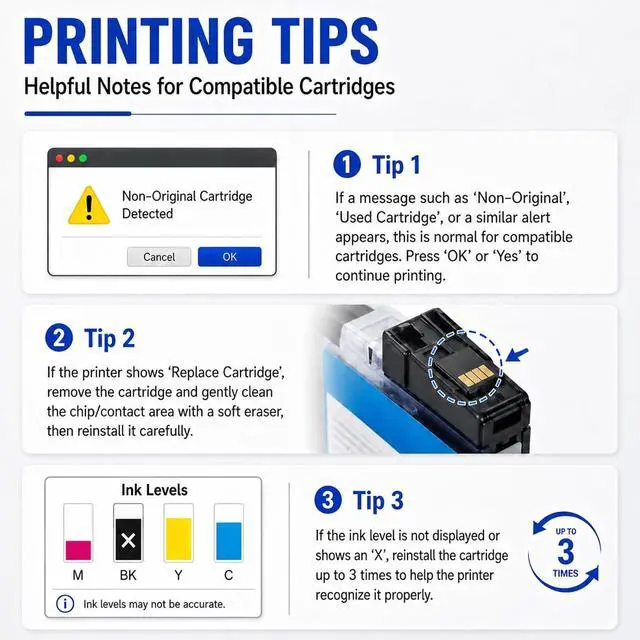 Alt view image 5 of 7 - LC401XL LC401 MFC-J1010DW Ink Cartridges for Brother Printer