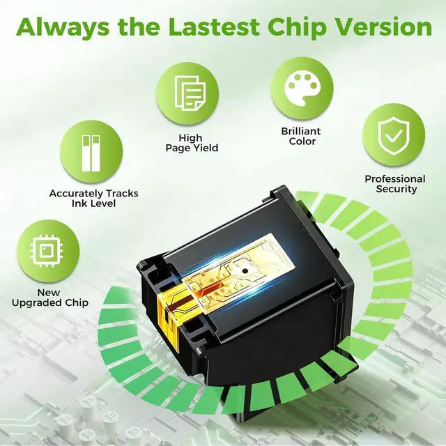 Alt view image 4 of 7 - 64XL Ink Cartridges Combo Pack 7975 Replacement for HP64XL 64 Ink Works for HP Envy Photo 7855 7155 6230 7858 6255 7800 Inspire 7955e 7255e 7900e series ink 7200e 7258e Tango Printer Black Tri-Color