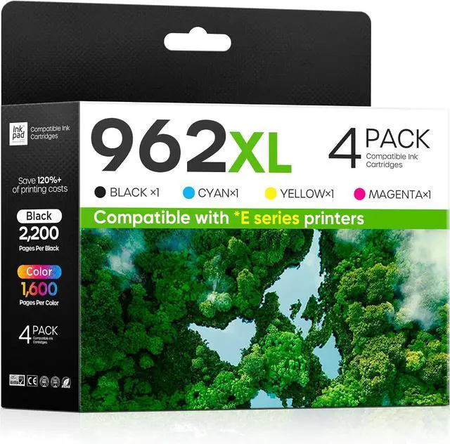 Main image of iNKPAD 962XL Ink Cartridges Combo Pack Compatible with HP 962 962XL Ink