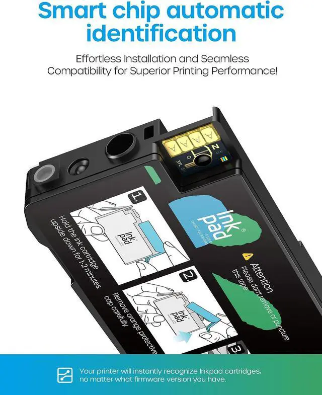 Alt view image 6 of 7 - iNKPAD 962XL Ink Cartridges Combo Pack Compatible with HP 962 962XL Ink