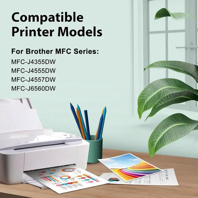 Alt view image 2 of 7 - Paeolos Compatible LC506 Ink Cartridges Replaced for Brother LC506 4 Pack