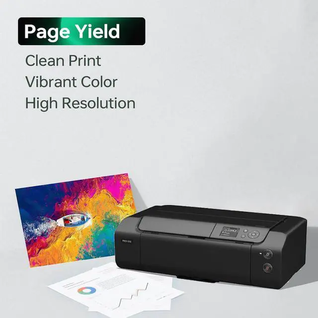 Alt view image 4 of 7 - CLI-65 Ink Cartridges High Yield Compatible for PIXMA PRO-200 Printers