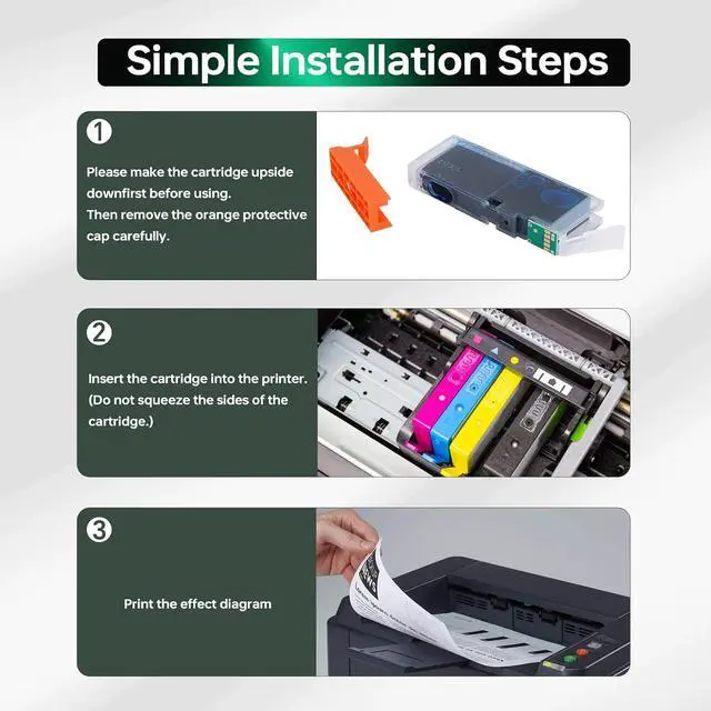 Alt view image 6 of 7 - CLI-65 Ink Cartridges High Yield Compatible for PIXMA PRO-200 Printers