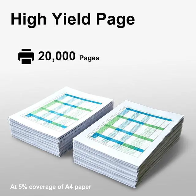Alt view image 3 of 7 - 56F1X00 Toner Cartridge Compatible with Lexmark 56F1X00 Black Toner