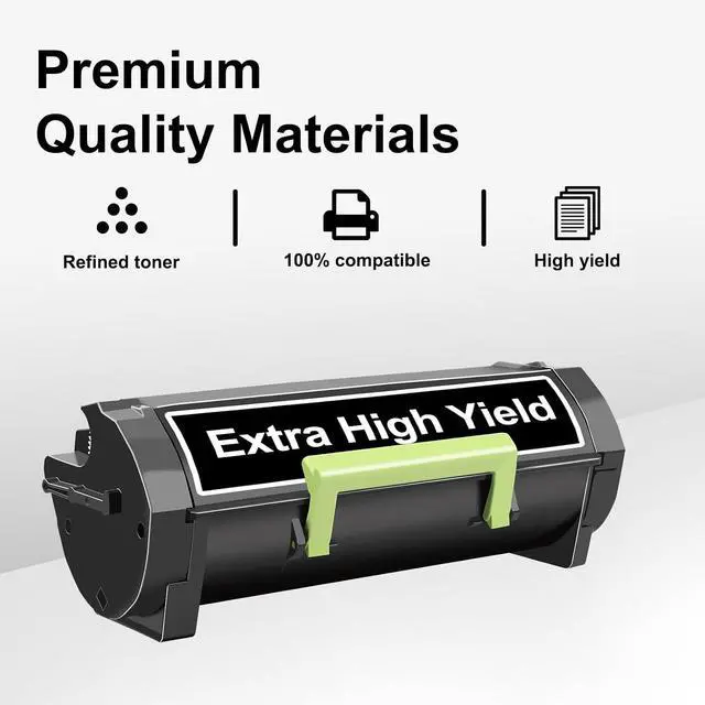 Alt view image 5 of 7 - 56F1X00 Toner Cartridge Compatible with Lexmark 56F1X00 Black Toner