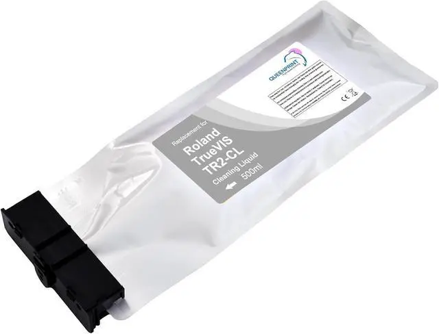 Main image of TR2 Cleaning Liquid Compatible Cleaning Liquid Pouch Replacement for Roland TrueVIS TR2 Printers for SG-300/540, SG2-300/540/640, VG-540/640, VG3-540/640, SG3-300/540-500ml