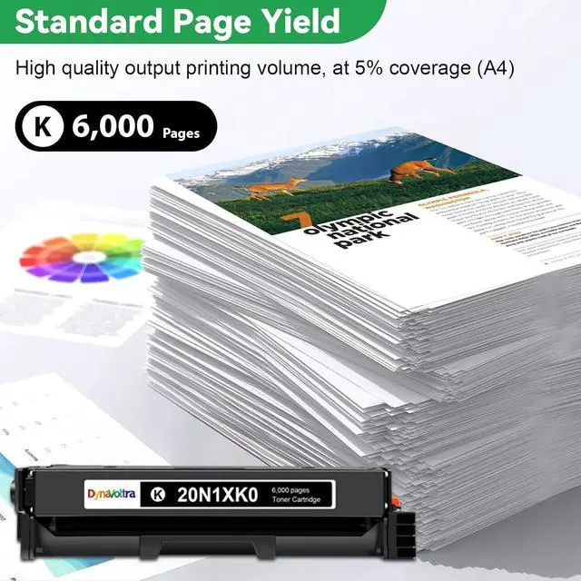 Alt view image 3 of 5 - 20N1XK0 CS431 Toner Cartridge Black with Chip,1-Pack, 6,000Pages