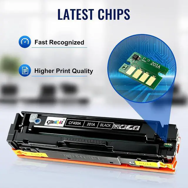 Alt view image 5 of 6 - 201A Toner Cartridge Replacement for HP 201A 201X CF400A m277dw toner